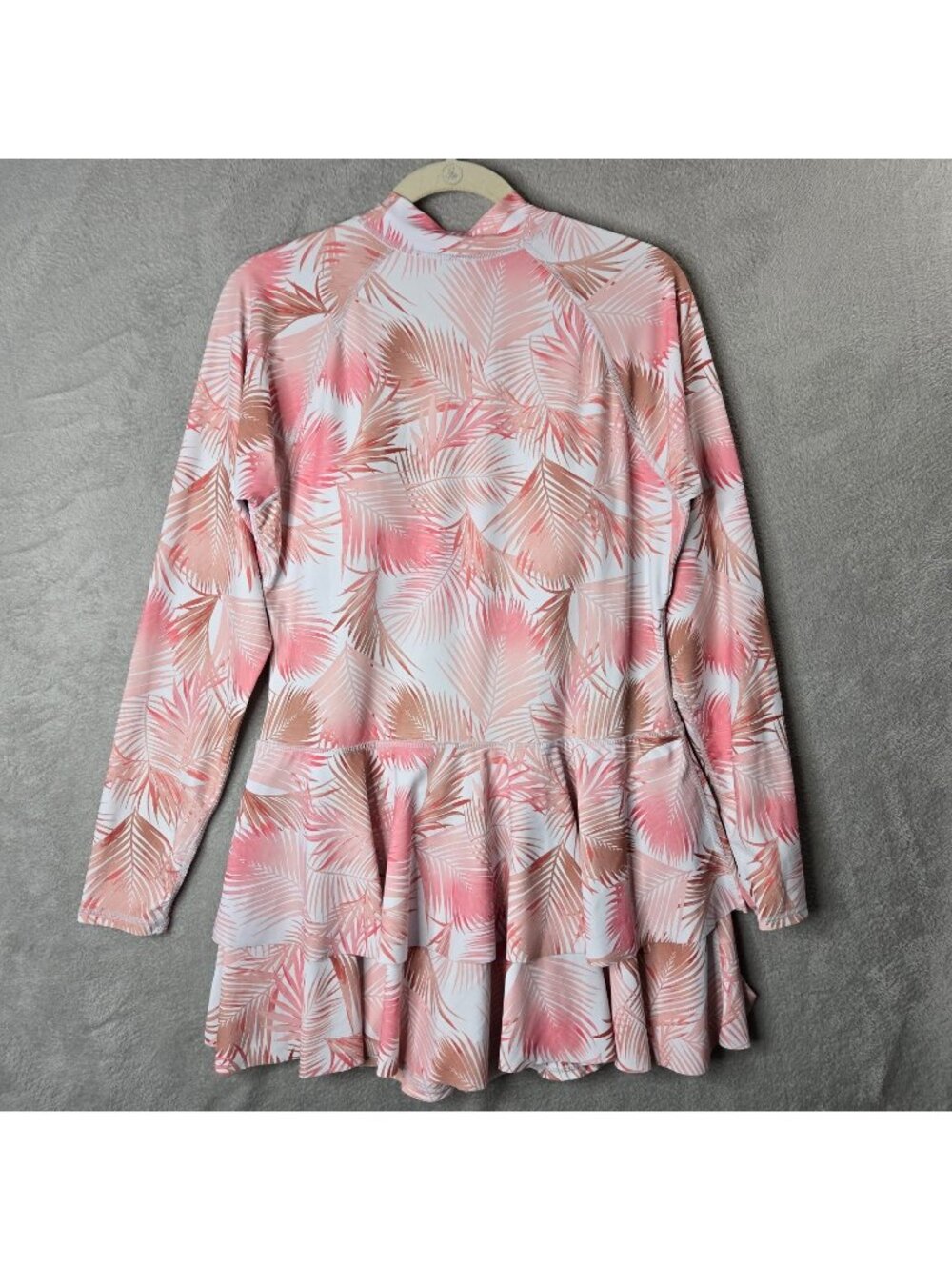 1 Piece Modest Swimsuits for Women Long Sleeve W/ Rash Guard 2X Plus Size